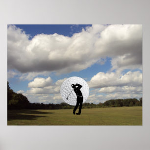 Golf World Poster