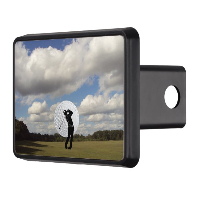 Golf World Trailer Hitch Cover (Left)