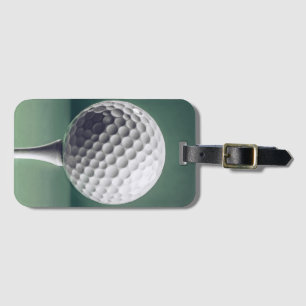Golfball on Tee Luggage Tag