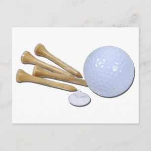 GolfBallMarkerTees020511 Postcard