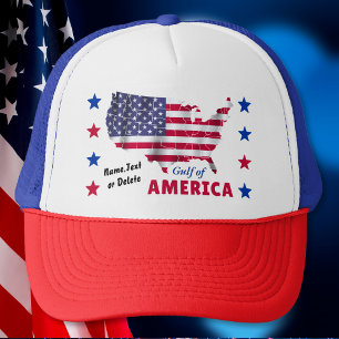 Golfe d'Amérique. Casquettes américains de la ball