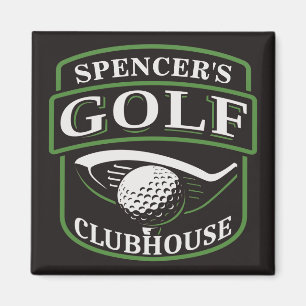 Golfer ADD NAME Pro Golf Player Club Clubhouse Magnet