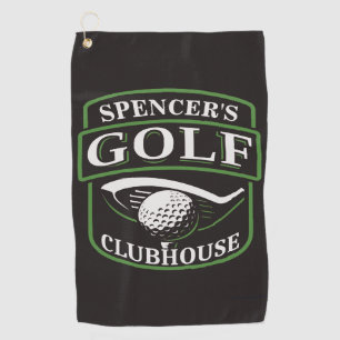 Golfer ADD NAME Pro Golf Player Club Clubhouse Towel