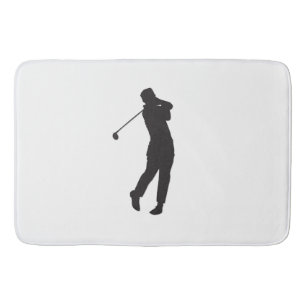  Golfer Bath Mat