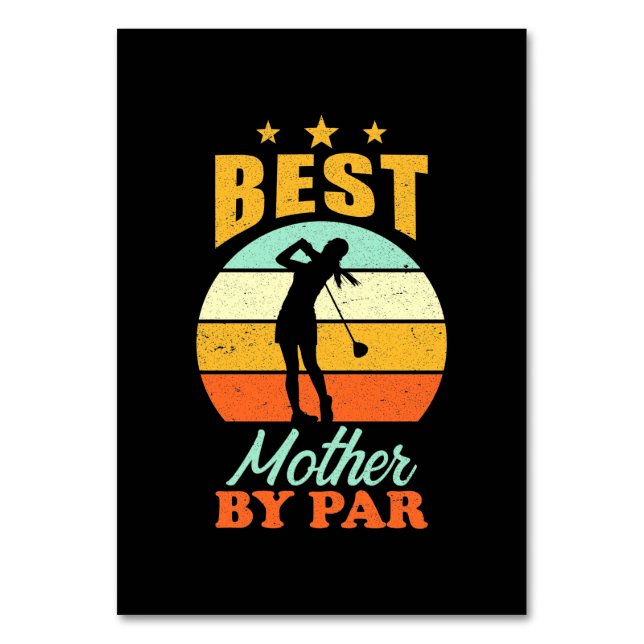 Golfer Best Mother By Par Table Number (Front)