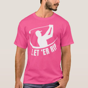 Golfer Birthday Golf Father Day Mother Golf Ball C T-Shirt
