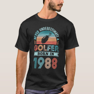 Golfer born in 1988 40th Birthday Golf  Dad T-Shirt