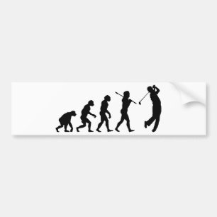 Golfer Bumper Sticker