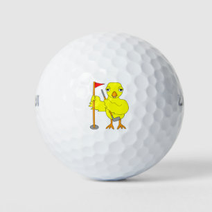 Golfer Chick Golf Balls