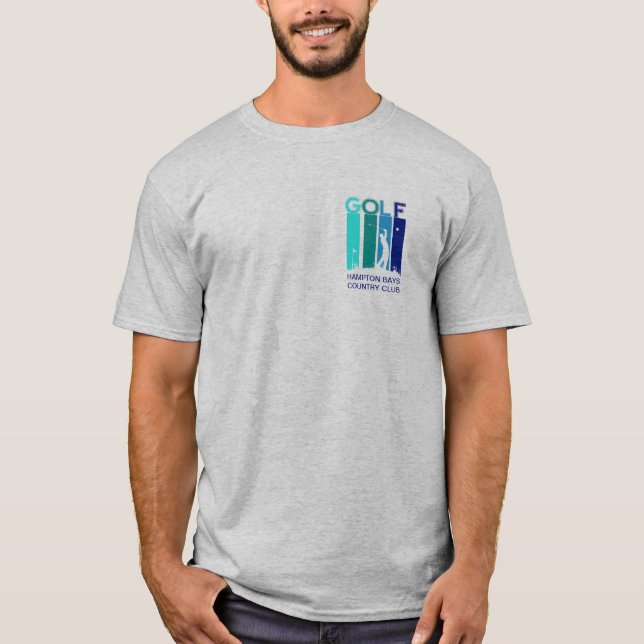 Golfer Customized T-Shirt (Front)