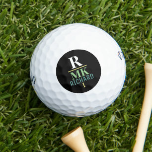 Golfer Equipment . monogram Golf Balls