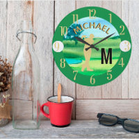 Golfer Golf Course Custom Name 3-D Monogram
