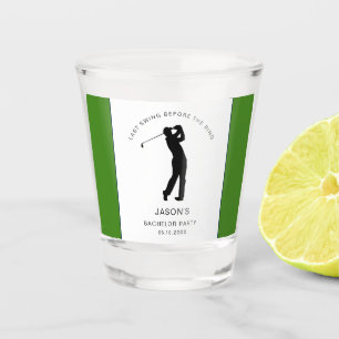 Golfer Golf Themed Bachelor Party favours Shot Glass