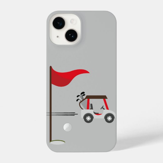 Golfer Golfing Golf Sport Fitness iPhone Case (Back)