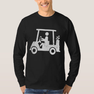 Golfer Holding Beer Funny Golf Outing Gift for Men T-Shirt