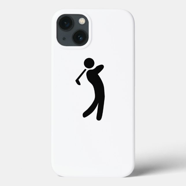 Golfer Icon Case-Mate iPhone Case (Back)