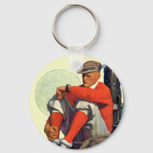 Golfer Kept Waiting Keychain