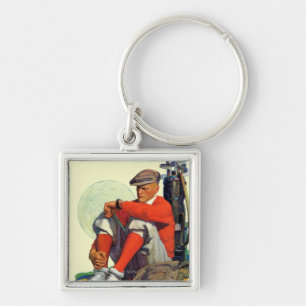 Golfer Kept Waiting Keychain