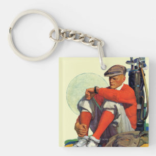 Golfer Kept Waiting Keychain