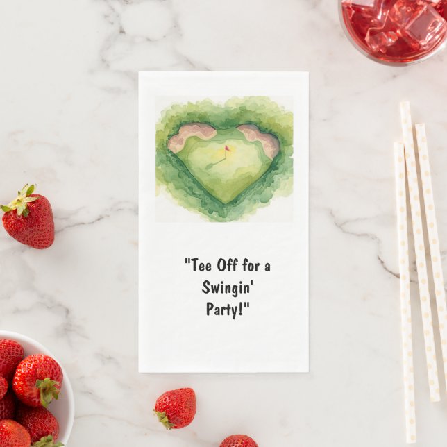 Golfer  Let's Par Tee for Party  funny saying  Napkin (Insitu)
