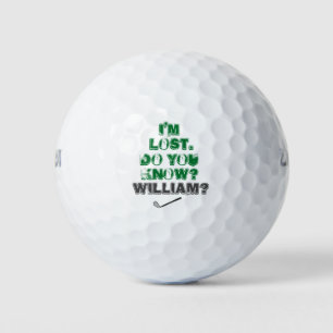 Golfer Lost Ball Custom Wilson Ultra Golf Ball