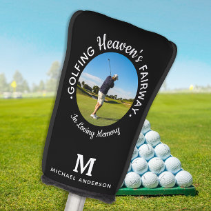 Golfer Memorial Golfing Heaven's Fairway 1 Photo Golf Head Cover