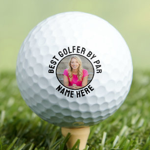Golfer Personalized Photo Simple Golf Balls