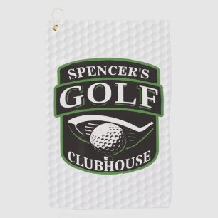 Golfer Pro Golf Player Club Clubhouse Personalized Towel