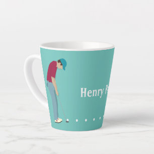 Golfer Putting Coffee Mug