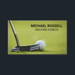 Golfer Putting on Golf Course Business Card<br><div class="desc">Golfer Putting on Golf Course business card is perfect for those in the health and wellness industry. Add your text,  logo,  and imagery to make this a one of a kind design. ©2010 Joshua Martin</div>