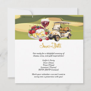 Golfer’s Cheese & Wine Party – Save the Date! Date