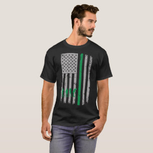 Golfer U.S. Flag T-Shirt