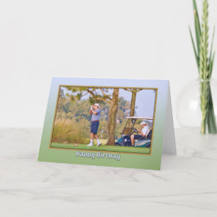 Golfer's Birthday Card