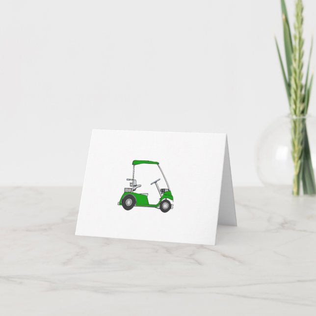 Golfer's Birthday Card (Front)