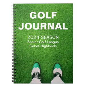 Golfer's Customisé Personal Golf Journal