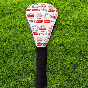 Golfers Gift! Fun Retirement  Golf Head Cover