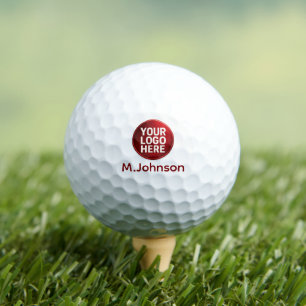 Golfers Logo Mark & Name Golf Balls