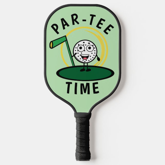 Golfers Par-Tee Time Pickleball Paddle (Front)