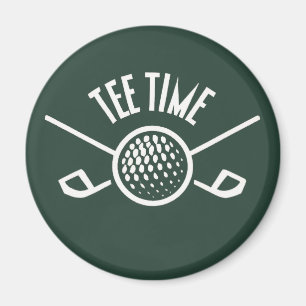 Golfers Tee Time Magnet