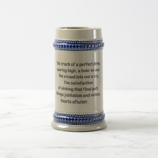  Golfer's thrill Beer Stein (Center)