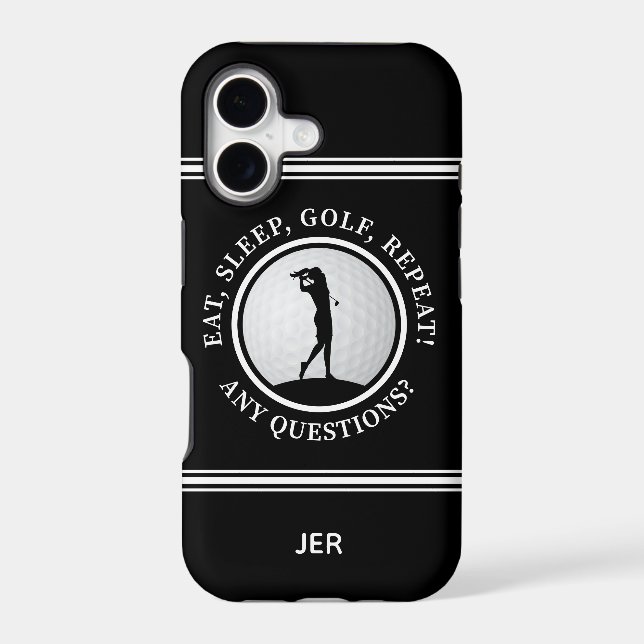 Golfeur Monogram Golfeur Moderne Sport Pro Mignon  (Verso)