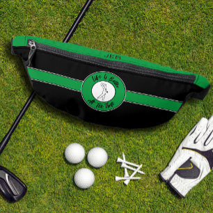 Golfeur Tee Golf Humour Sportif Monogramme Noir Ve