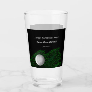 Golfi Party Bachelor Party Golfing Green golf ball Glass
