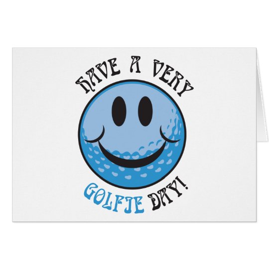 Golfie Day Card