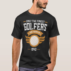 Golfing 1942 80th Birthday  80 Year Old Golfer T-Shirt