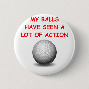 golfing 2 inch round button