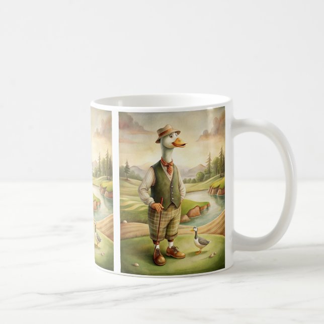 Golfing Animal Coffee Mug (Right)