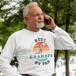 Golfing Best Grandpa By Par Outdoor Sports Custom T-Shirt<br><div class="desc">Retro Best Grandpa By Par design you can customize for the recipient of this cute golf theme design. Perfect gift for Father's Day or grandfather's birthday. The text "GRANDPA" can be customized with any dad moniker by clicking the "Personalize" button above. Can also double as a company swag if you...</div>