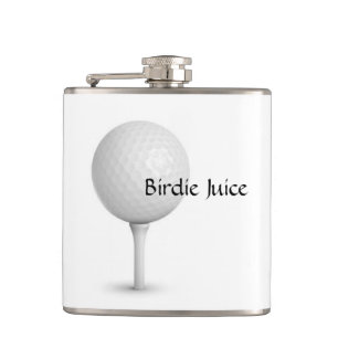 Golfing birdie juice flask