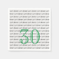 Golfing Birthday 30 LET'S BOGEY Fun Golf Ball